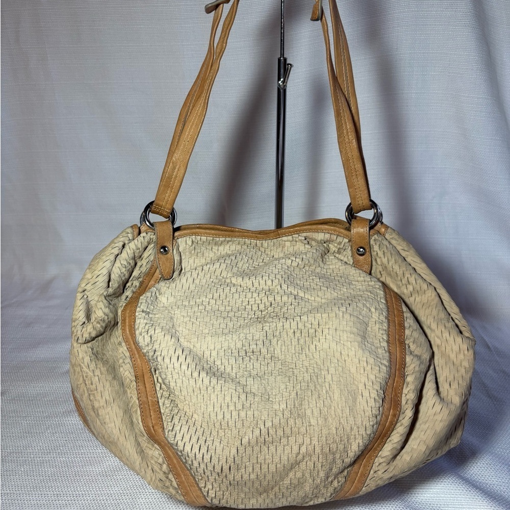 Kooba Y2K Woven Leather Hobo Bag, Large Slouchy, Soft